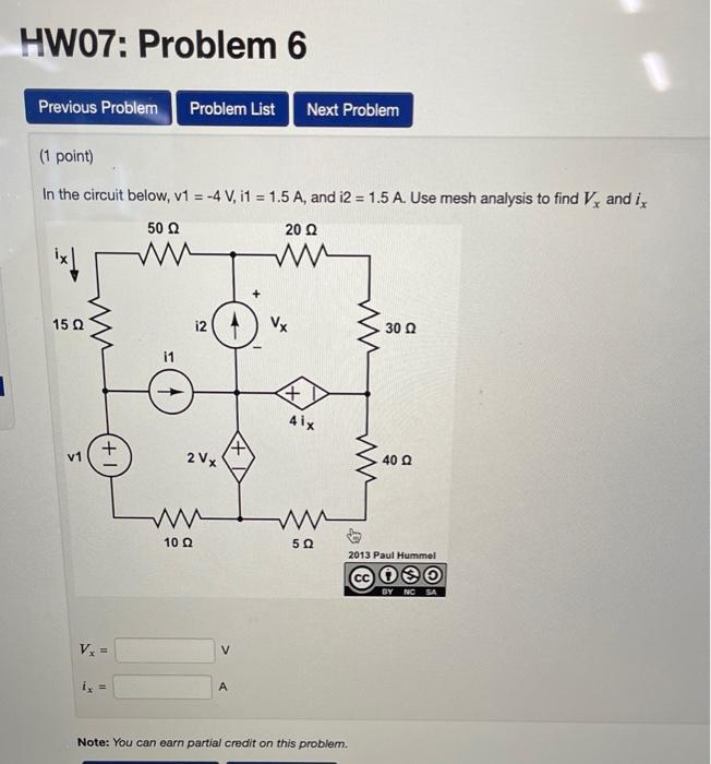 Solved This is all the info I am given for this problem. It | Chegg.com