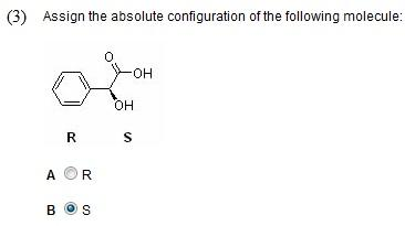 assignment of absolute configuration