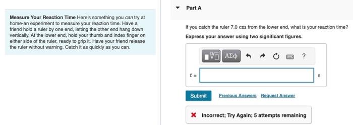 Solved Measure Your Reaction Time Here's something you can | Chegg.com