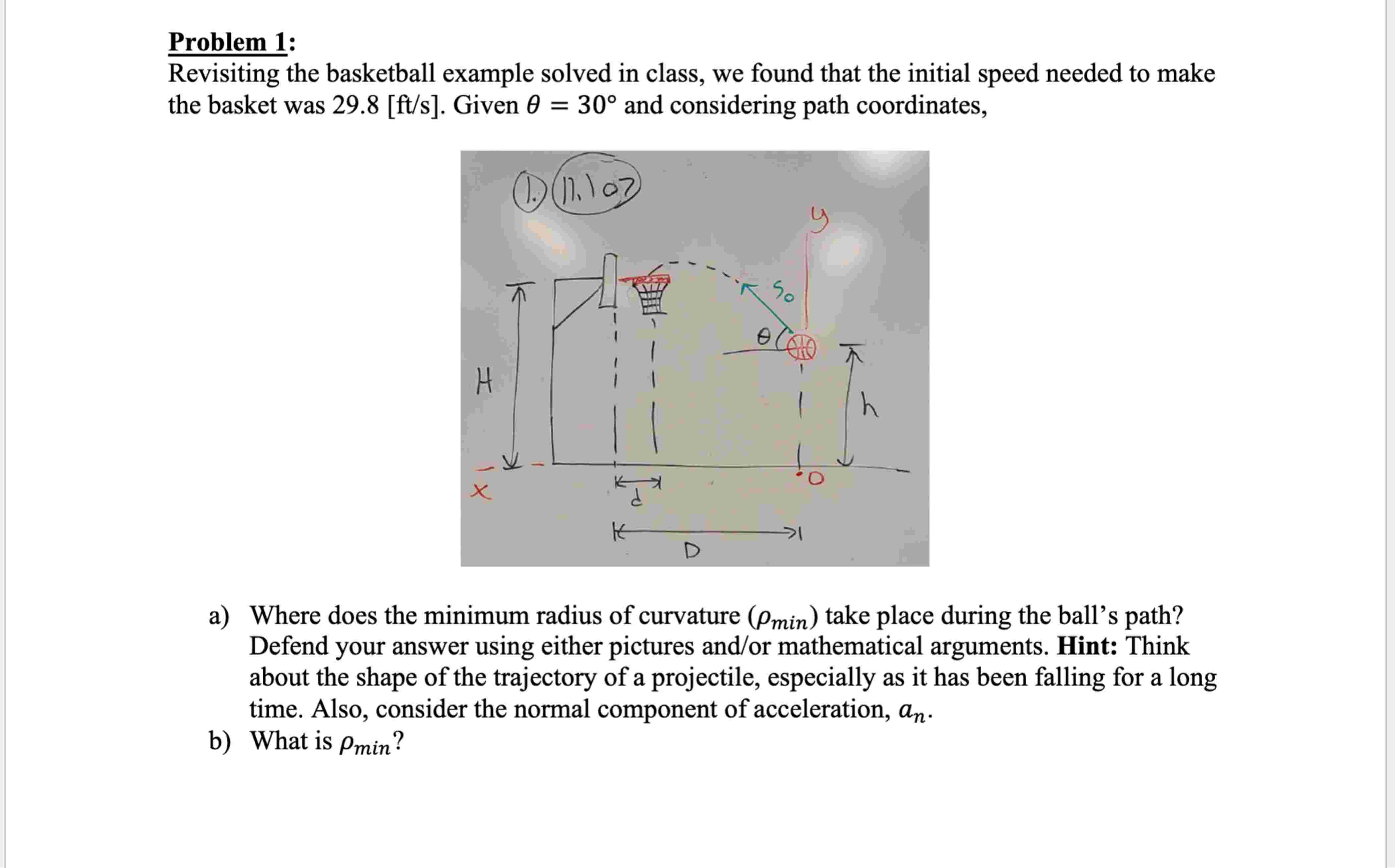 Solved Problem 1:Revisiting the basketball example solved in | Chegg.com