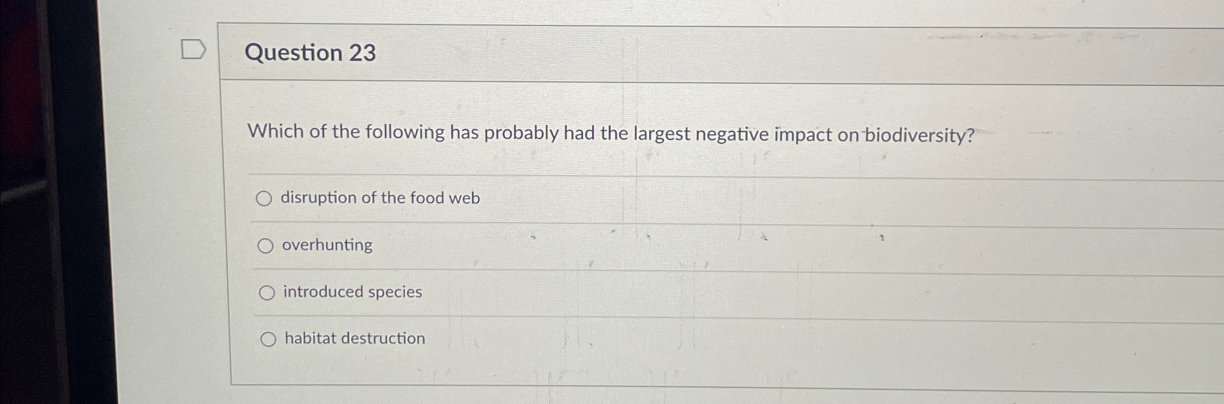 Solved Question 23Which of the following has probably had Biology Diagrams