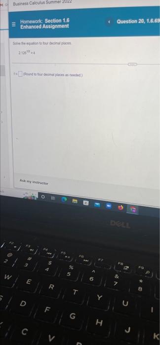 Solved Homework: Section 1.6 Enhanced Assignment Rewrite the | Chegg.com