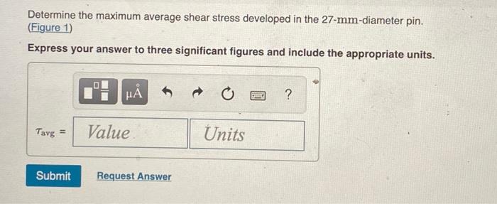 Solved Determine The Maximum Average Shear Stress Developed | Chegg.com