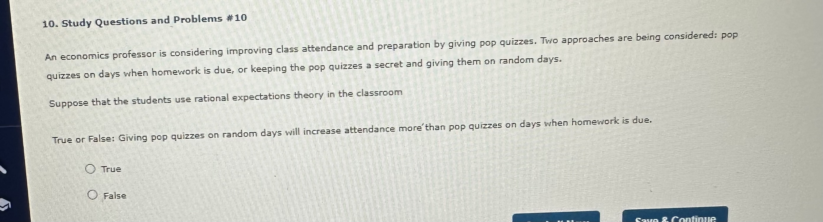 Solved Study Questions and Problems #10An economics | Chegg.com