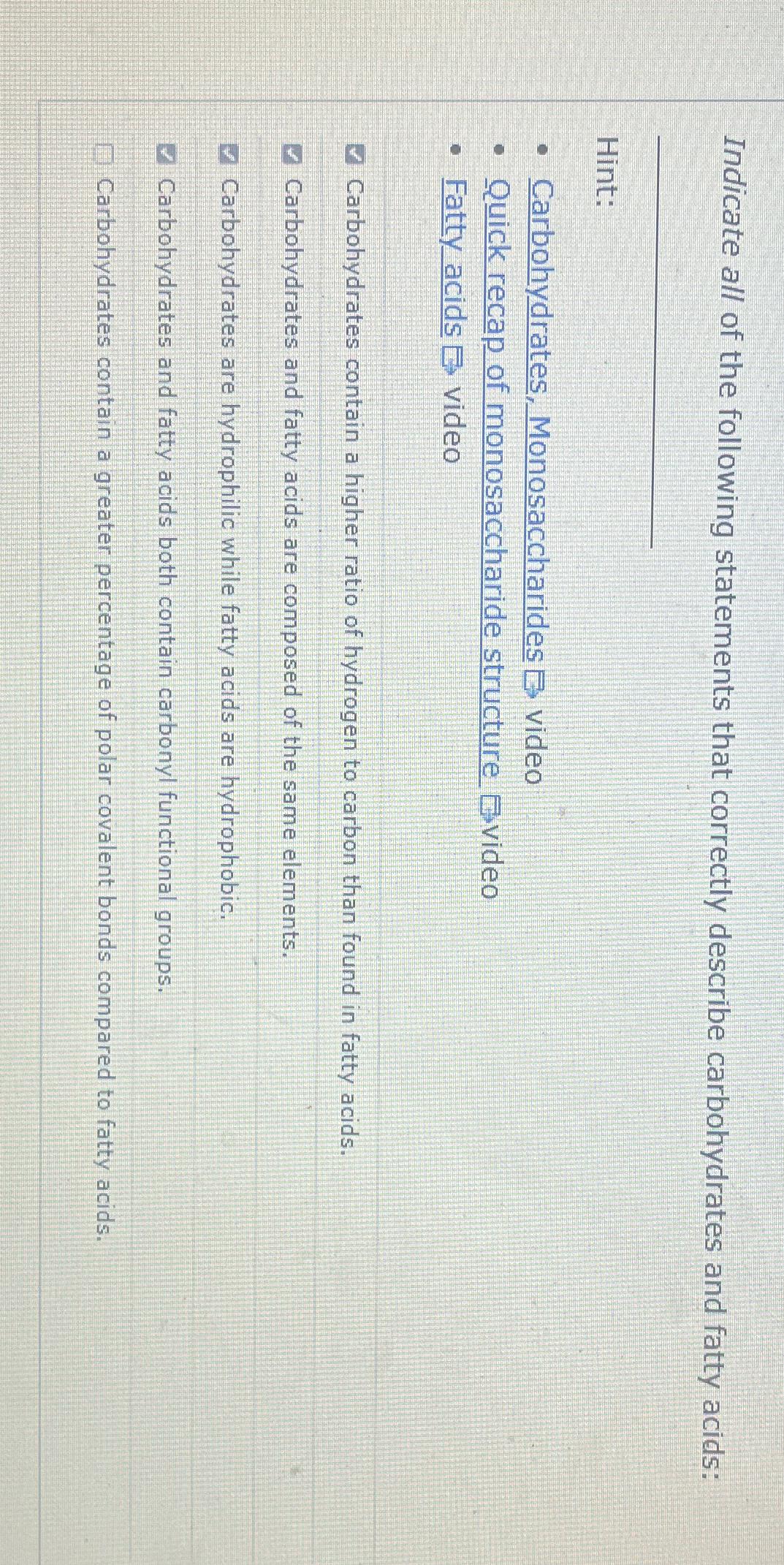 Solved Indicate all of the following statements that | Chegg.com