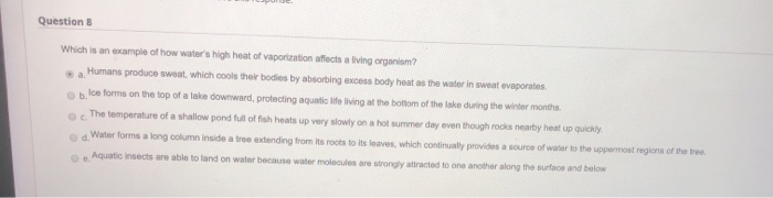 Solved Question 7 Which of the following best summarizes the | Chegg.com