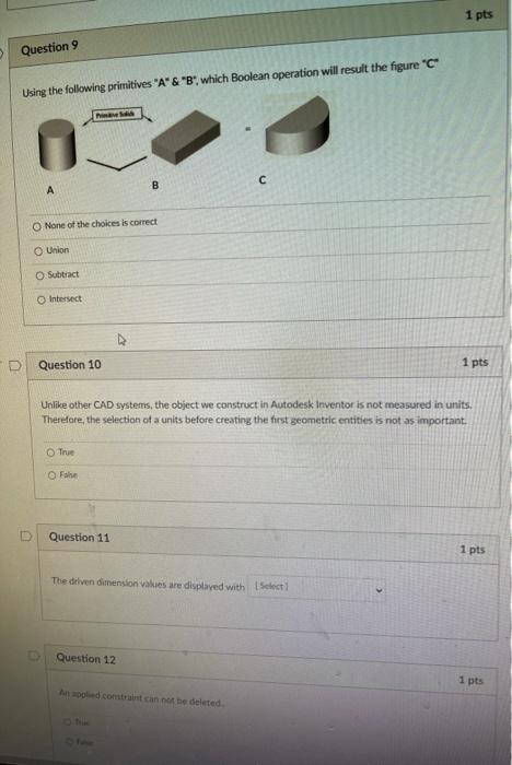 Solved In parametric modeling we can Perform analyses on the | Chegg.com