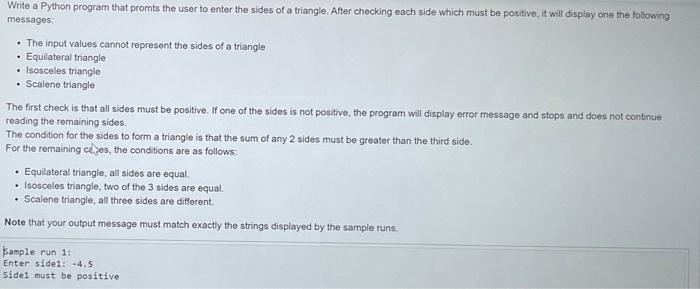 Solved Write a Python program that promts the user to enter | Chegg.com