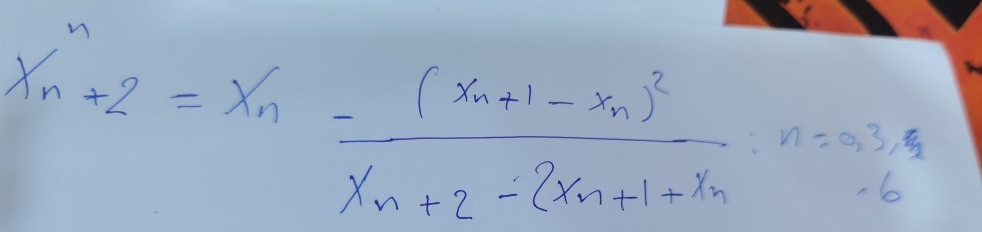 Solved Xn +2 = Xn (x₁+1 - xn)² Xn+1 Xn+2=2xn+1+xn - nt | Chegg.com