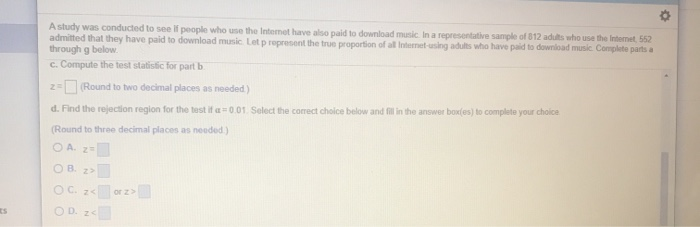Solved A study was conducted to see if people who use the | Chegg.com