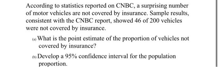 Solved According To Statistics Reported On CNBC, A | Chegg.com | Chegg.com