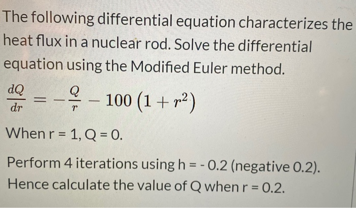 Solved The following differential equation characterizes the | Chegg.com
