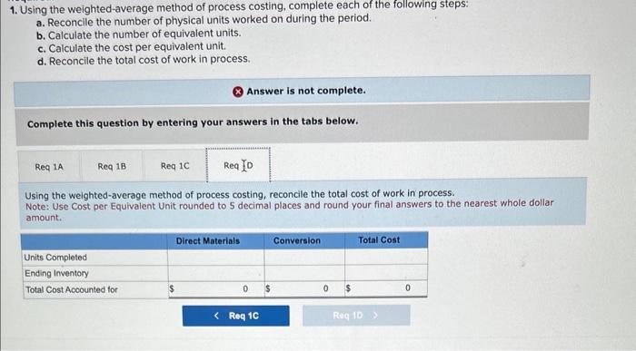Solved hello, I am having trouble towards the end of this | Chegg.com