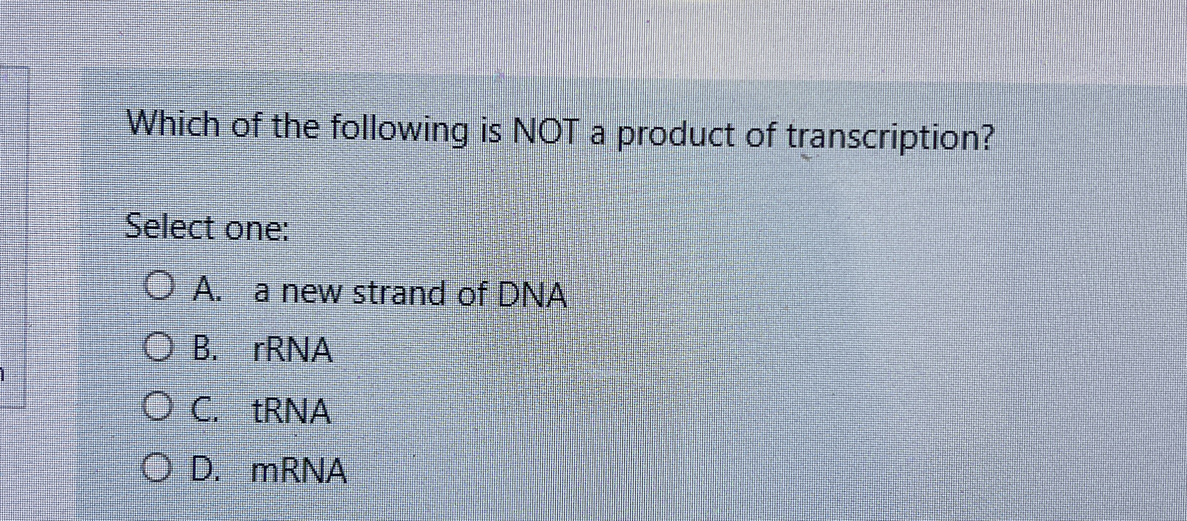 Solved Which of the following is NOT a product of | Chegg.com