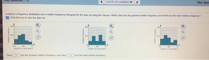 Solved Construct a frequency distribution and a relative | Chegg.com