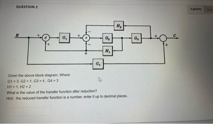 Solved Choose the right reduction of the system shown above? | Chegg.com