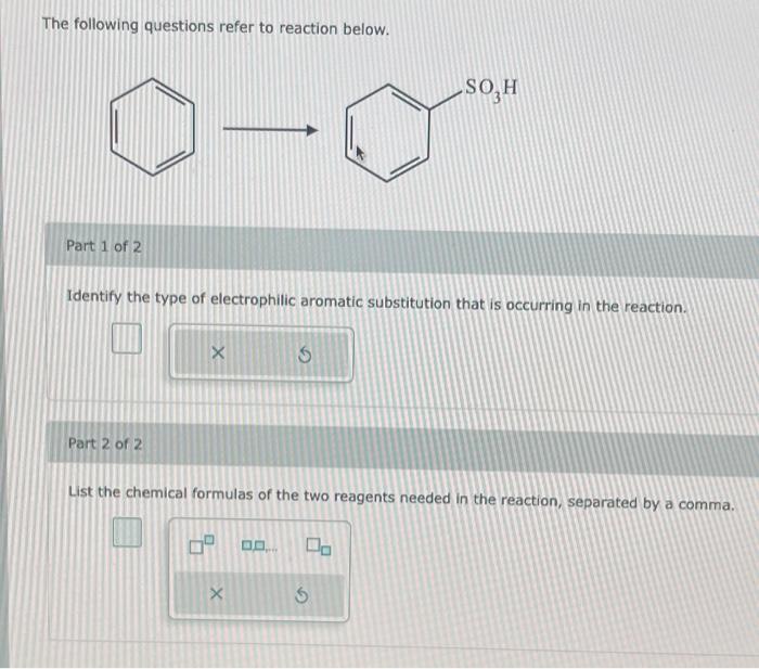 Solved The following questions refer to reaction below. Part | Chegg.com