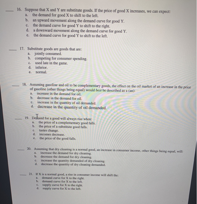 solved-16-suppose-that-x-and-y-are-substitute-goods-if-the-chegg