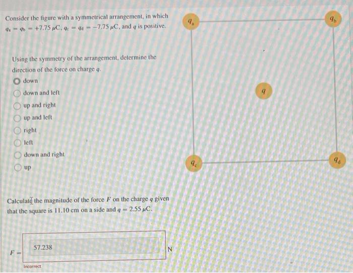Solved Consider the figure with a symmetrical arrangement, | Chegg.com