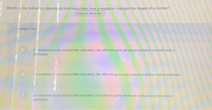 Solved Which of the follow ng statements best describes how | Chegg.com