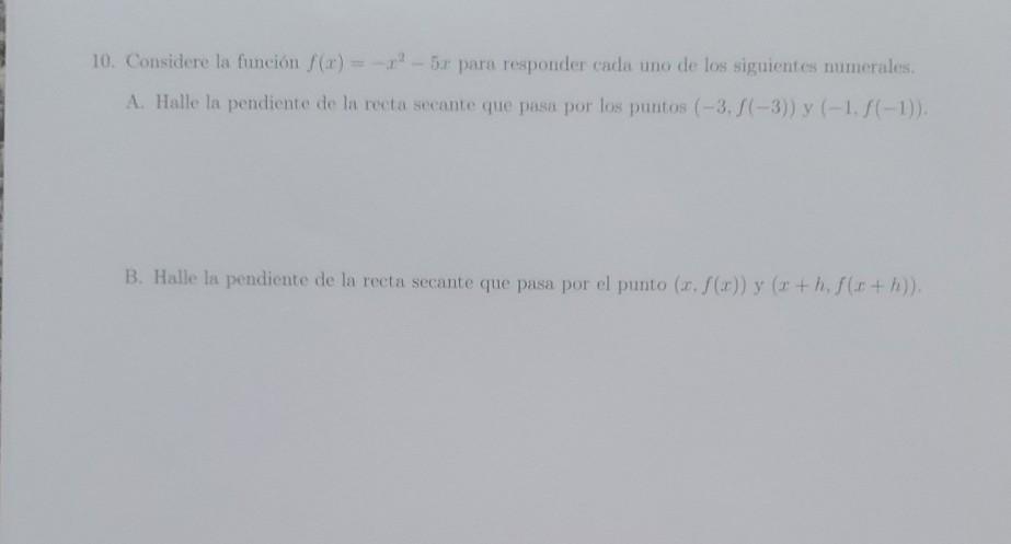 Solved Instructions in spanish Consider the function f (x) | Chegg.com