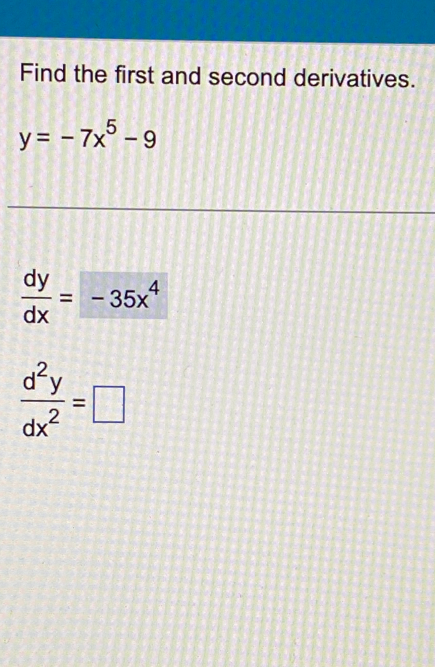 Solved Find the first and second | Chegg.com