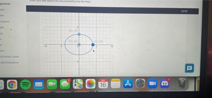 Solved 33/50 Rewrite the equation in standard form and graph | Chegg.com
