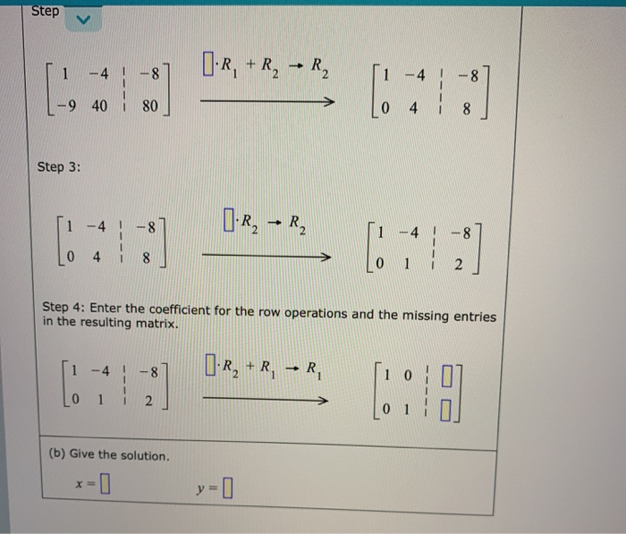 Solved Consider The Following System Of Linear Equations. | Chegg.com