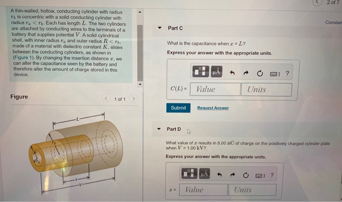Solved 2017 Constar Part C A Thinwalled, Hollow, Conduct&hellip;