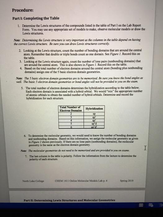 Molecular Models Lab Report Sheet Fill Out Both Of...