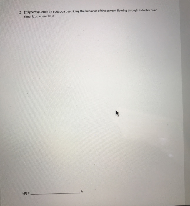 Solved Problem 3. (40 points) For the circuit shown below, | Chegg.com