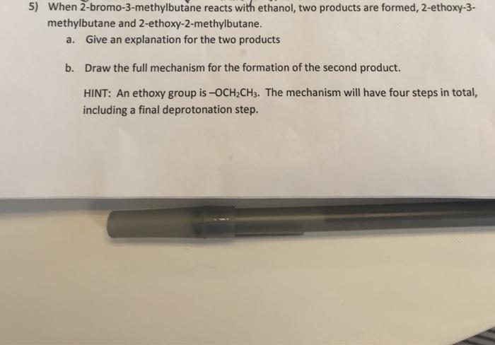 2 ethoxy 3 methylpentane from ethanol