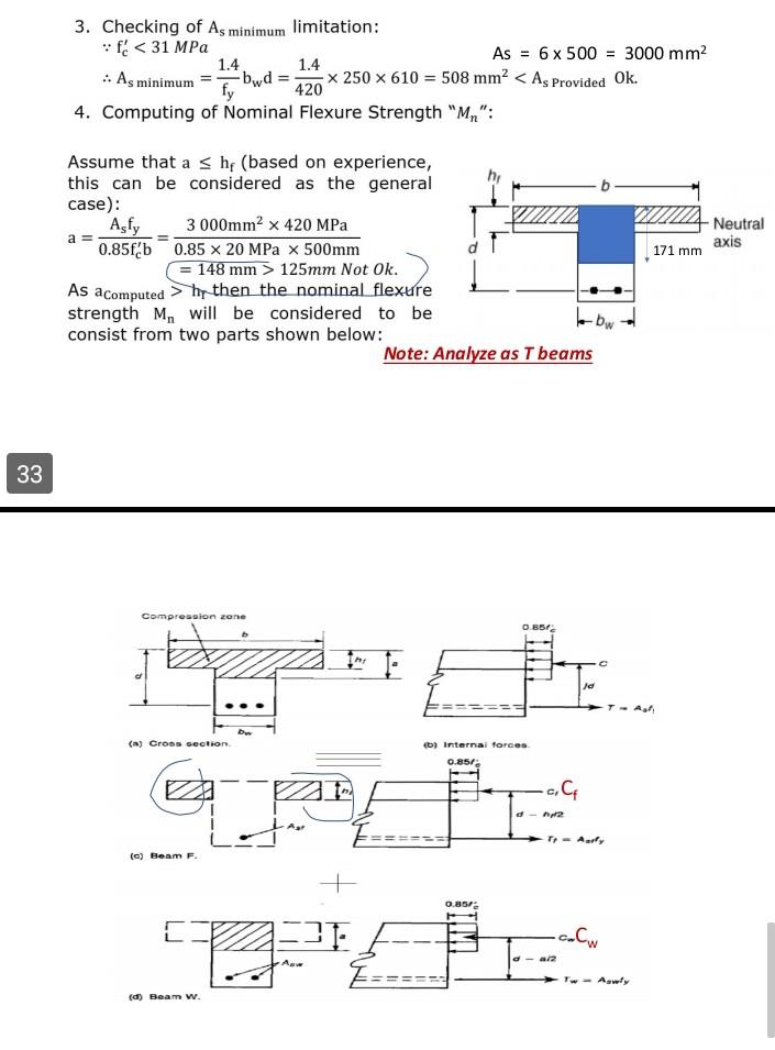 Solved Reinforcement Concrete Design using NSCP 2015 solve | Chegg.com