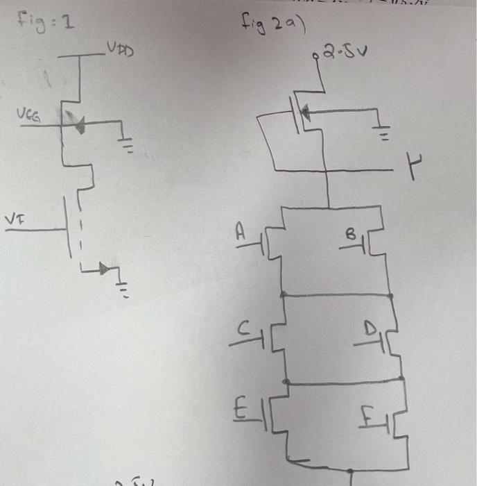 Solved 1. Design a linear load inverter, e.g. figure 1, | Chegg.com