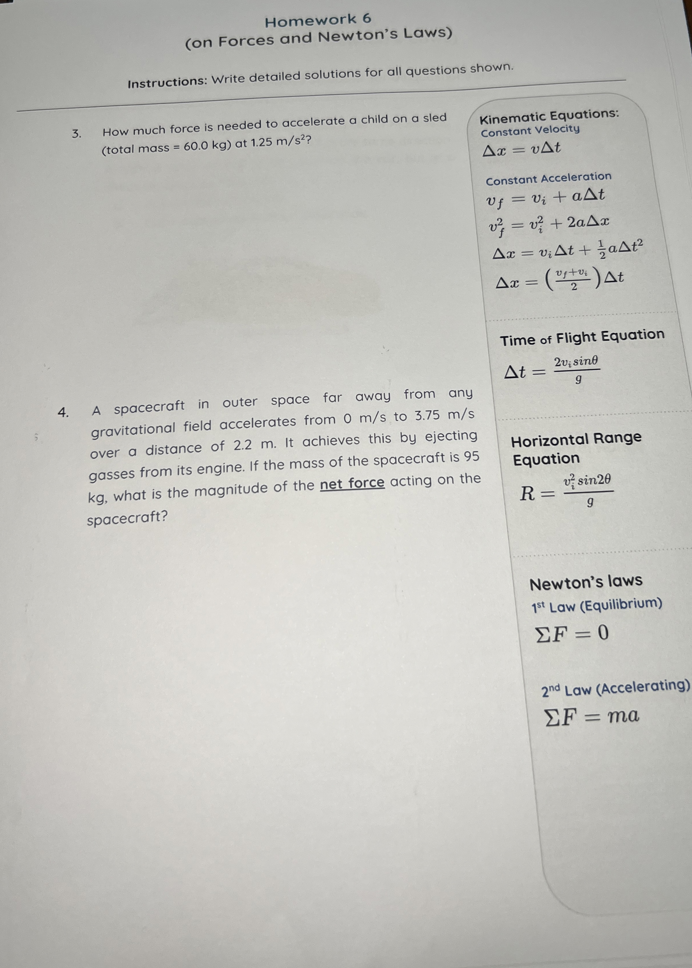 Solved PLEASE SHOWEWW ALL WORK & ANSWER ALLL!! IF NOT LEAVE | Chegg.com