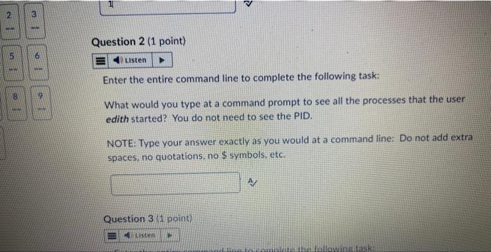 Solved Enter the entire command line to complete the | Chegg.com