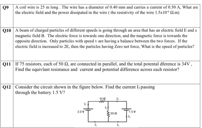 Solved Q1 Consider the circuit shown in the figure. Find the | Chegg.com