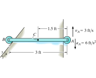 Solved At a given instant AA has the motion shown in (Figure | Chegg.com