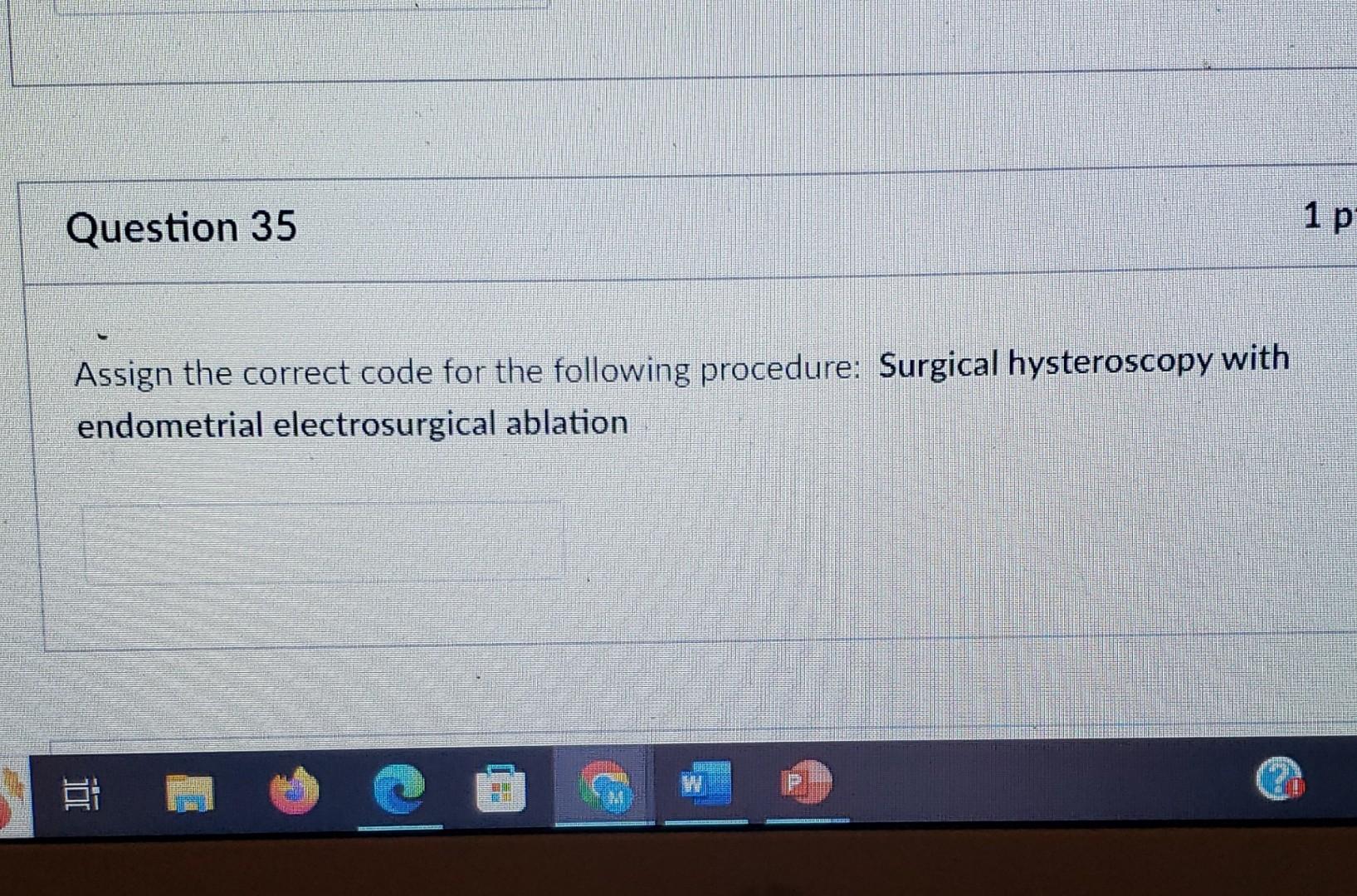 Solved Assign The Correct Code For The Following Procedure: | Chegg.com