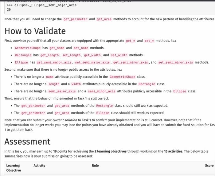 Solved Task Overview You will achieve the learning | Chegg.com