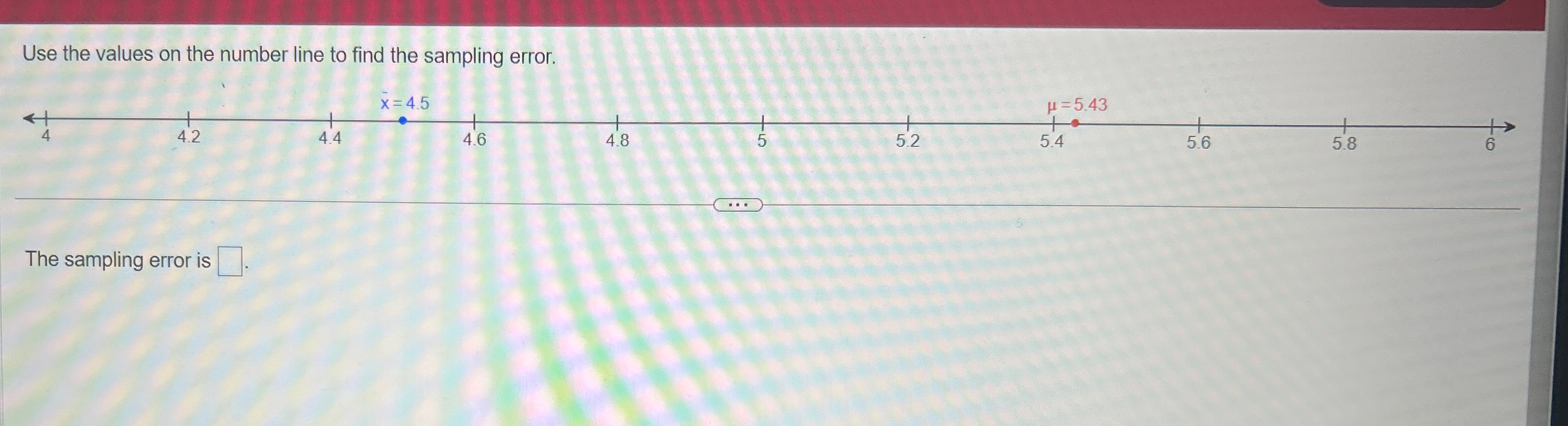 Solved Use the values on the number line to find the | Chegg.com