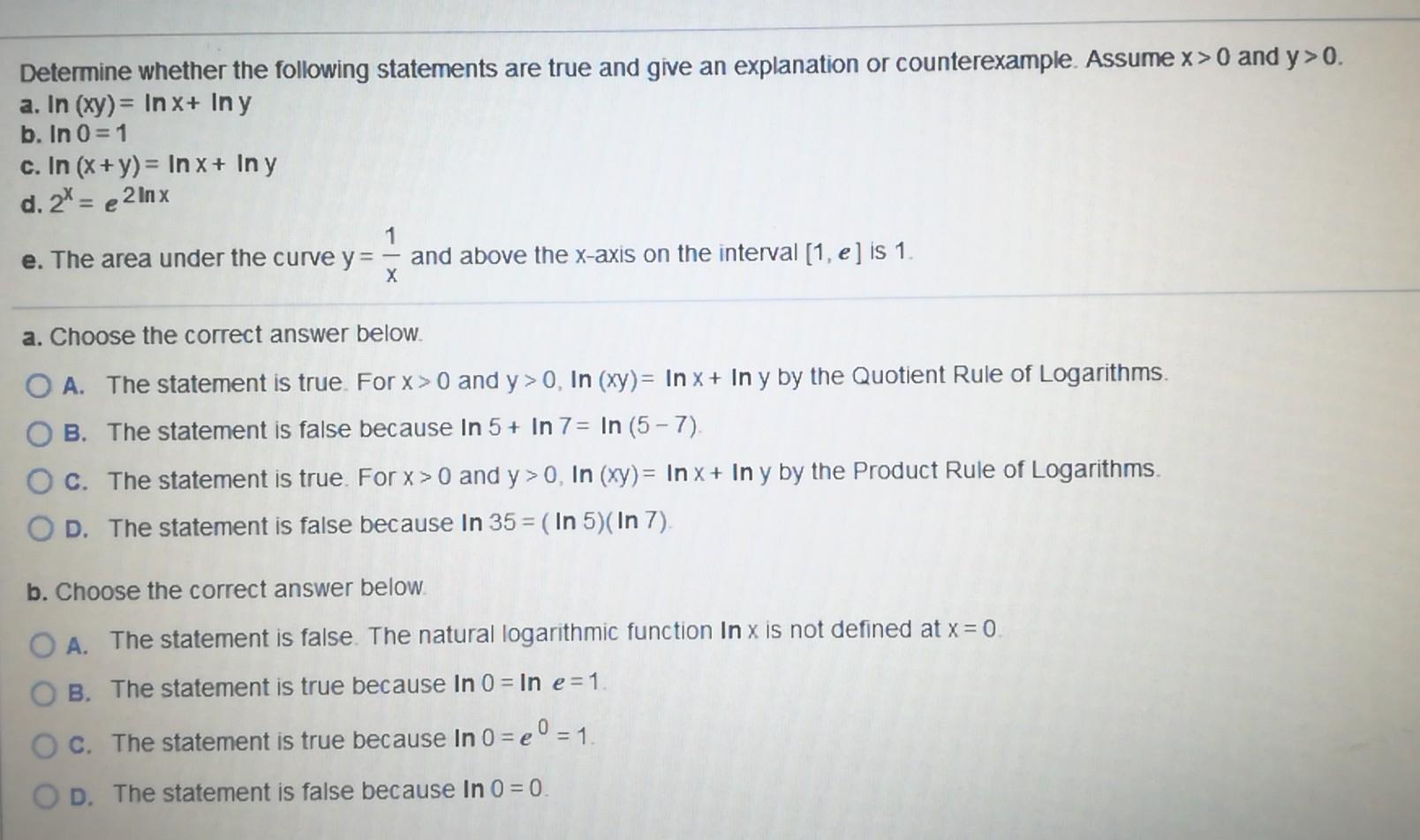 solved-determine-whether-the-following-statements-are-true-chegg