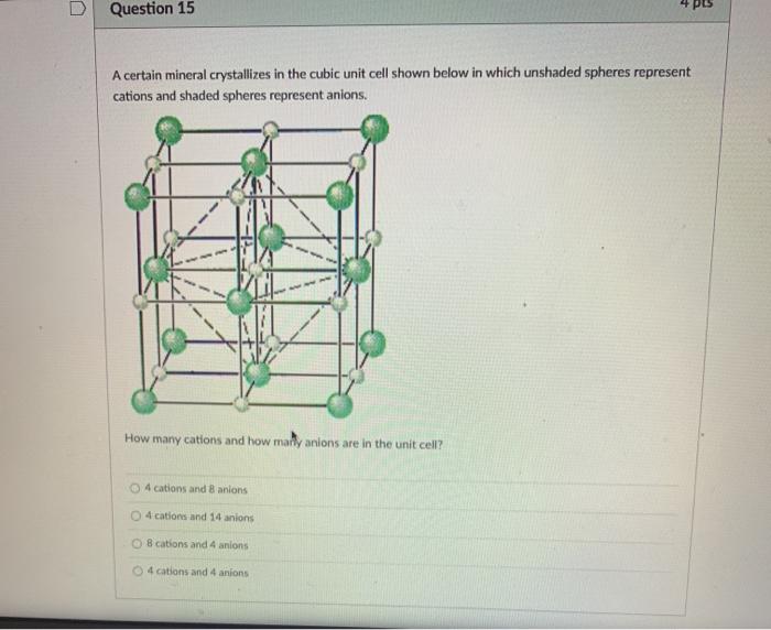 Solved A metal crystallizes in a face centered cubic | Chegg.com
