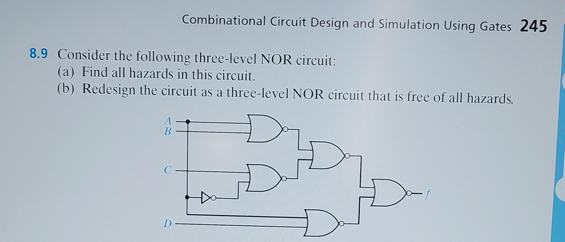 Solved Combinational Circuit Design And Simulation Using | Chegg.com