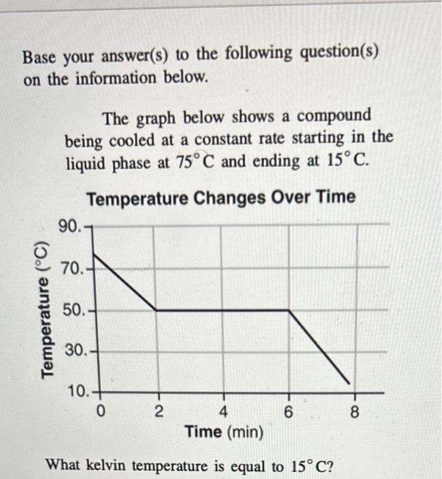 Solved Base your answer(s) to the following question(s) on | Chegg.com