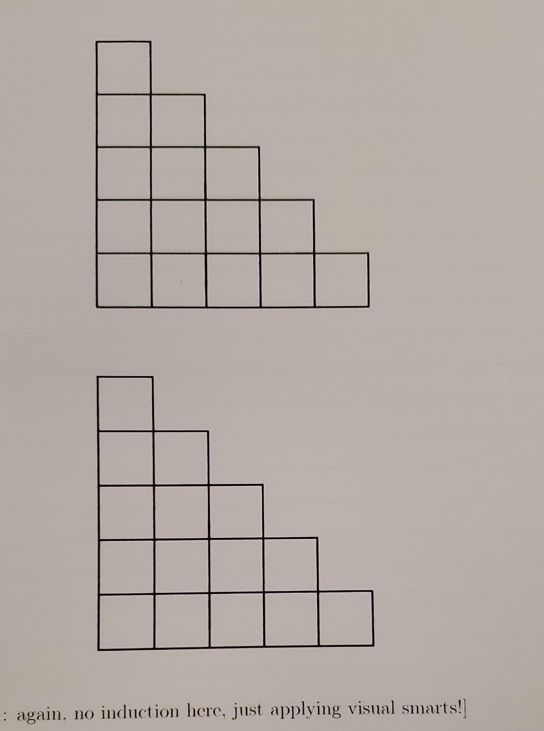 Solved : again, no induction here, just applying visual | Chegg.com