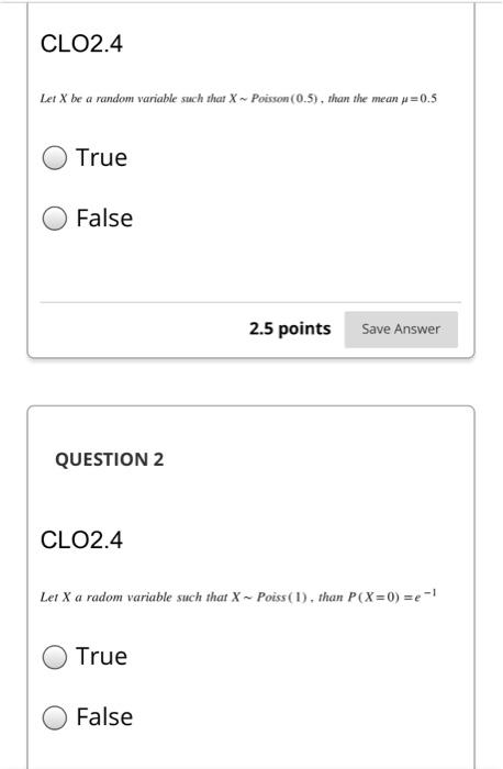 Solved Let X be a random variable such that X∼P Poisson | Chegg.com