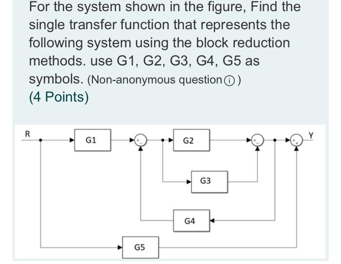 Solved For The System Shown In The Figure, Find The Single | Chegg.com