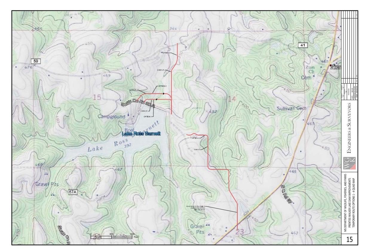 The Lake Ross Barnett Dam is under construction. Use | Chegg.com