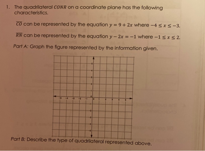 Homework 5 classifying quadrilaterals in the coordinate plane image